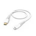 Hama Ladekabel, USB-C, 1,5 m, Weiß