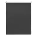 Lichtblick Thermorollo ohne Bohren, Klemmfix, Verdunklungsrollo, Hitzeschutz, Sichtschutz, Wandmontage, Deckenmontage, Rollo für Fenster und Türen Anthrazit,B95 x H150 cm