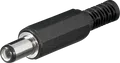 GOOBAY 11114 - Hohlstecker mit Knickschutz Ø außen: 5,5 mm, Ø innen 2,1 mm