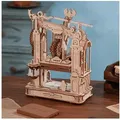 Robotime 3D-Puzzle Robotime Klassische Druckmaschine 3D Puzzle, 303 Puzzleteile beige