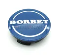 1x Original Borbet Nabendeckel 56mm Blau  Felgendeckel | Nabenkappe Center Ca...