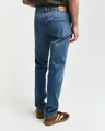 Slim-fit-Jeans "SLIM JEANS", Gr. 31 - Länge 34, MID BLUE WORN IN Länge 34