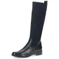 Caprice Stiefel, Blockabsatz, Langschaftstiefel, Businessstiefel, bequeme Weite blau 39 EU