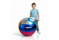 alldoro Jumboball XXL Spielball aufblasbar 60 cm, Metallic Ball für Kinder, Metallisch glänzender Riesenball zum Kicken, Werfen, Fangen