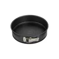 Zenker Springform mit Flachboden Ø26 cm Black Metallic – Stahlblech mit hochwertiger Antihaftbeschichtung, Hitzebeständig bis 230°C, 5 Jahre Garantie, Made in Germany