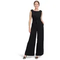 Vera Mont Overall Damen mit weitem Bein (1-tlg) Bunddetail schwarz XXL (48)