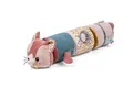 Lilliputiens – 4-in-1-Geräuschrolle mit Rasseln und zusammensteckbaren Zylindern – Babyspielzeug Jeanne die Katze – Fördert Motorik und Sinne – Ab 6 Monaten – Rosa – 34 cm – 83630