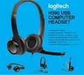 Logitech H390 Kopfhörer mit Mikrofon Stereo-Headset Rauschunterdrückung USB OVP