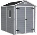 Keter Gerätehaus Geräteschuppen Keter Manor 6x8 DD Gartenhaus 7.6 m2 Satteldach