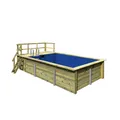 KARIBU Pool, beige, 15500 l