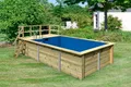 Karibu Rechteckpool Malta A (Set), BxLxH: 672x353x124cm, mit Sonnenterrasse