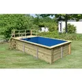 Karibu Pool Gr. 3 inkl. Terrasse KDI Innenhülle Blau