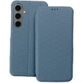 OEM Back panel cover FOLIO Side Magnet book case for SAMSUNG A35 blue (Samsung Galaxy A35) (56667263)