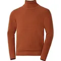 Otto Kern Rollkragenpullover Edle Reiskornstruktur orange L