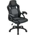 Juskys Schreibtischstuhl, Grau, Textil, 47x111x52 cm, Kinder- & Jugendzimmer, Jugendmöbel, Gamingstühle