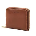 DRAKENSBERG DamenGeldbeutel 'Mia' (M) kompakt mit Reißverschluss aus hochwertigem Rinds-Leder | Karamell-Braun, DR00721