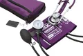 ADC Taschen-Aneroid-/Stethoskop-Set für Erwachsene ADC Pro's Combo II SR mit Blutdruckmessgerät Prosphyg 768 und Stethoskop Adscope Sprague 641 und passender Nylon-Transporttasche, lila