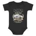 MoonWorks Body Baby Body Papa Ich habe versucht das beste Geschenk zu finden schwarz 6-12 Monate