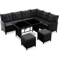 JUSKYS Gartenlounge Manacor (Dunkelgrau)""