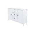 Sideboard aus Massivholz Landliv , weiß , Maße (cm): B: 160 H: 96 T: 45.0