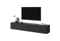 Selsey TV-Schrank VELDIO Hängeboard geriffelt, Push-to-Open, Matt-Optik, 175x30 cm