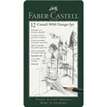 Faber-Castell Bleistift Castell 9000 Design, 12-teiliges Metallpaket (119064 FC) (0.70 mm, 5B, 5H, 12x) (119064)