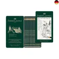 Faber-Castell 119064 - Bleistift CASTELL 9000, 12er Design Set, Inhalt: 5B - 5H