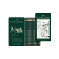FABER CASTELL BLEISTIFT CASTELL 9000 12ER DESIGN SET IM METALLETUI NEU OVP