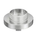 Wiltec Storz Kupplung C 52mm Festkupplung mit Außengewinde 2" 59,25mm aus Aluminium C Schlauchkupplung