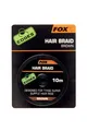 Fox Edges Hair Braid 10m Brown CAC565 Schnur Angelschnur Karpfenmontage