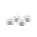 LED Teelichter 4 Stück weiß von Deluxe / Unique Homeart Candle / Kerzen