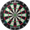 GOAT – Proscore FLX Starter-Dartboard, langlebiges Sisal, selbstheilend, minimale Abpraller, dünne Verdrahtung