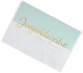 Perleberg Karte zur Jugendweihe - Lifestyle Collection - Jugendweihe Geldgeschenke für Jungen & Mädchen - Jugendweihekarten Mädchen & Jungs - Postkarte mit Umschlag in 11,6 x 16,6 cm