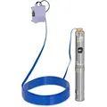 Msw - Brunnenpumpe Tauchpumpe Tiefbrunnenpumpe Wasserpumpe Gartenpumpe Edelstahl 370 W