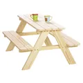 Pinolino Kindersitzgruppe, 4 Sitzplätze, Holz - braun