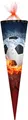 Nestler Schultüte Tüllv. 85 cm 6-eckig Fußball