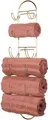 mDesign Badaccessoire-Set Handtuchregal Wand messing 6 Ablagen Handtuchhalter Badetuchhalter B