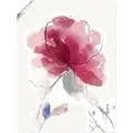 Wandbild ARTLAND "Rosige Blüte II.", pink (farbe bild(er): pink), B:60cm H:80cm, Bilder, als Alubild, Outdoorbild, Leinwandbild, Poster in verschied. Größen