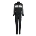 adidas Trainingsanzug Seasonal Essentials Tiberio 3-Streifen schwarz/weiss/grau Kinder, Größe: 128
