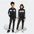 adidas Sportswear Trainingsanzug SEASONAL ESSENTIALS TIBERIO 3-STREIFEN TRICOT KIDS (2-tlg) schwarz 128 EU