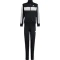 adidas Seasonal Essentials Tiberio 3 Stripes Tricot Tracksuit black-white-grey two (095A) 128