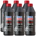 6x LIQUI MOLY 3825 Motorbike Gear Oil 75W-90 GL-5 Motorrad Getriebeöl 1L