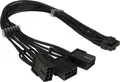 Adapterkabel GPU-02 (12+4pin) auf 3x8pin PCIe, 34cm 12VHPWR Anschluss PCIe 8pin