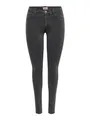ONLY Damen Onlrain Life Reg Skinny DNM Noos Jeans, Dark Grey Denim, L / 30L EU
