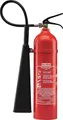 GLORIA 18210000 Kohlendioxidfeuerlöscher 5 kg 89 B mit Wandhalter Co2 KS5 SE Alu