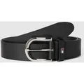 Tommy Hilfiger Ledergürtel mit Dornschließe in Black, Größe 85