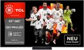TCL 65Q8CX7 QLED Mini LED-Fernseher (164 cm/65 Zoll, 4K Ultra HD, Google TV, Smart-TV, Audio von Bang & Olufsen, Smart TV, Apple TV, 144Hz, 4K HDR, Multi-HDR), Energieeffizienzklasse D (März 2021)
