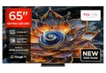 Fernseher TCL 65Q8C 65 Zoll QD-Mini LED, 4K HDR Premium 4500, ZeroBorder™, Smart Google TV, CrystGlow WHVA-Panel, Audio von Bang & Olufsen, 144Hz Motion Clarity Pro, Dolby Vision IQ & Atmos
