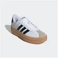 adidas Sportswear VL COURT BOLD Plateausneaker inspiriert vom Design des adidas gazelle bold beige|weiß 36 EU