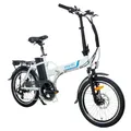 smartEC Camp-20H E-Bike Klapprad 250W Hinterradmotor Li-Ion-Akku 36V/15,6Ah 20 Zoll E-Klapprad E-Faltrad Elektrofahrrad Reichweite 100km bis 25 km/h Modelljahr 2024 (Weiß)